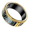 SR08 Anillo inteligente con pantalla digital - Tamaño: 19.9mm - Oro brillante