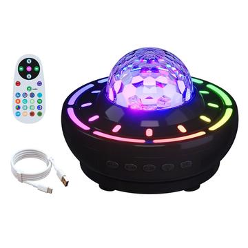 SSL001-C Lámpara proyector de estrellas portátil y altavoz Bluetooth - Negro