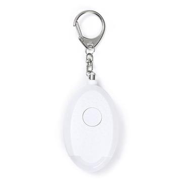 Safe Sound Alarma Personal Llavero 130db Alarma de Autodefensa Linterna de Emergencia - Blanco