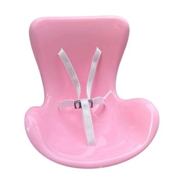 Asiento de seguridad para coche para la muñeca Labubu 17cm - Rosa