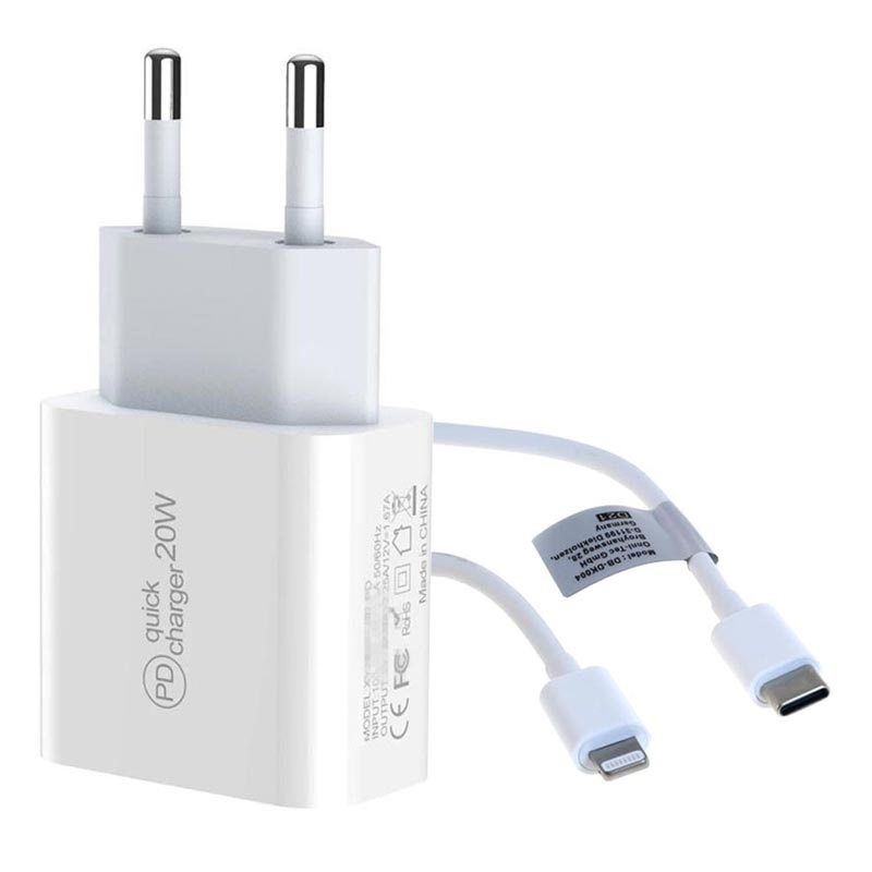 Cargador Genérico con conector lightning iPhone 6S PLUS 