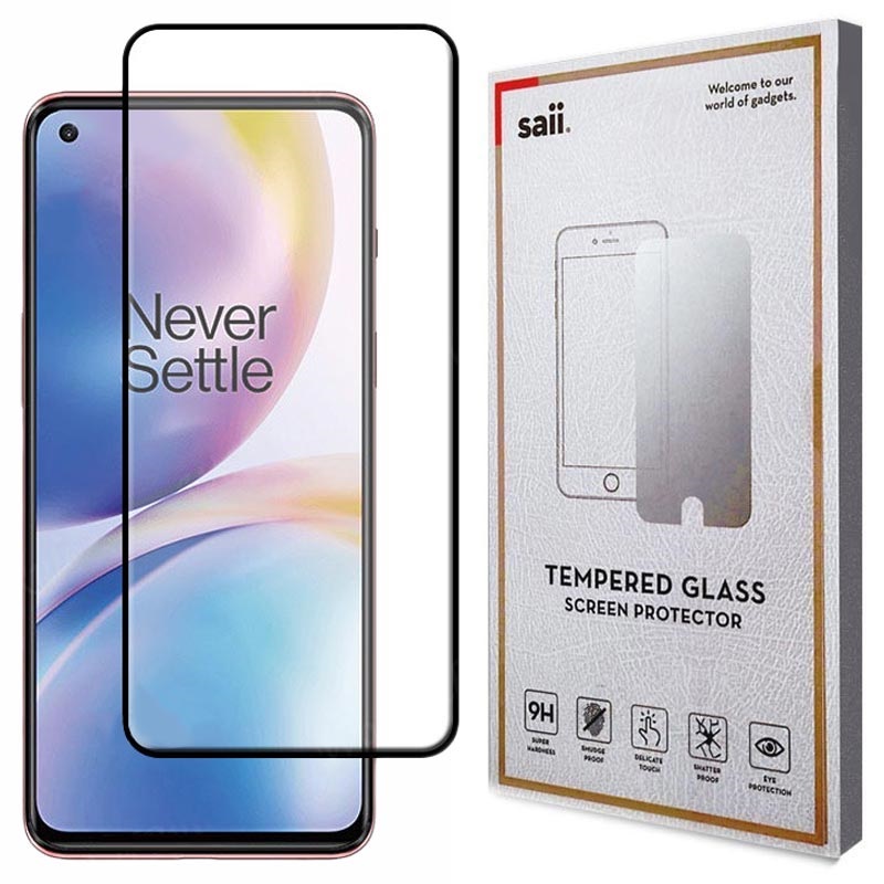 Protector de Pantalla - 9H - Saii 3D Premium para OnePlus Nord 2 5G - 2  Unidades