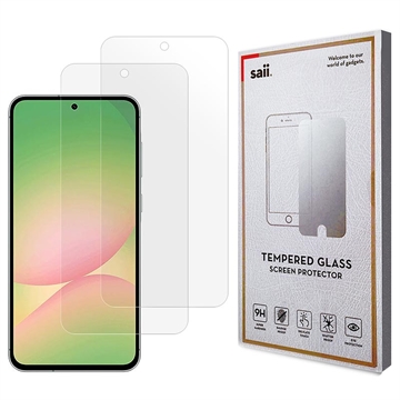 Protector de Pantalla Saii 3D Premium para Samsung Galaxy A56 - 2 Unidades
