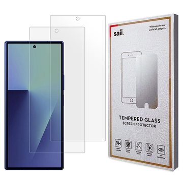Protector de Pantalla Saii 3D Premium para Samsung Galaxy Z Fold7 - 2 Unidades