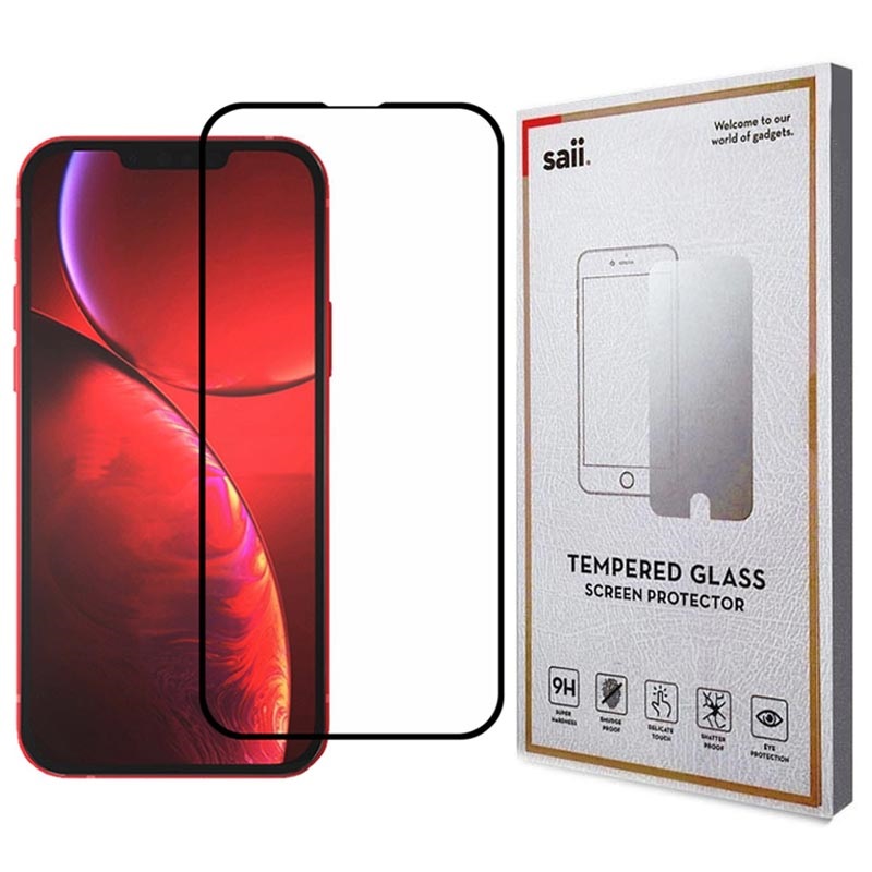 Protector de Pantalla Saii 3D Premium para iPhone 13 Mini - 2 Unidades