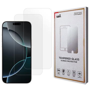 Protector de Pantalla Saii 3D Premium para iPhone 17 Pro Max - 2 Unidades
