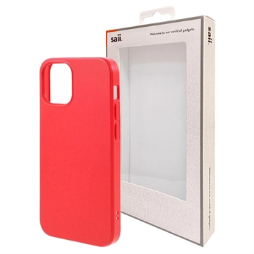 Carcasa Biodegradable Linea Eco Saii para iPhone 12 Mini - Rojo