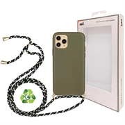 Carcasa Biodegradable Linea Eco Saii con Correa para iPhone 11 Pro - Verde