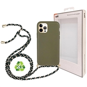 Carcasa Linea Eco Saii con Correa para iPhone 12 Pro Max - Verde