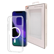 Carcasa Híbrida Saii Serie Magnética para iPhone 12/12 Pro - Transparente