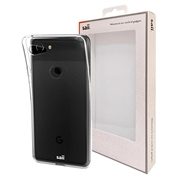 Saii Premium Anti-Slip Google Pixel 3 XL TPU Funda - Transparente