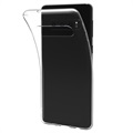 Carcasa de TPU Saii Premium Anti-Slip para Samsung Galaxy S10 - Transparente