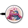 Cargador Inalámbrico Rápido Universal Saii Premium - 15W - Amor Pinguino