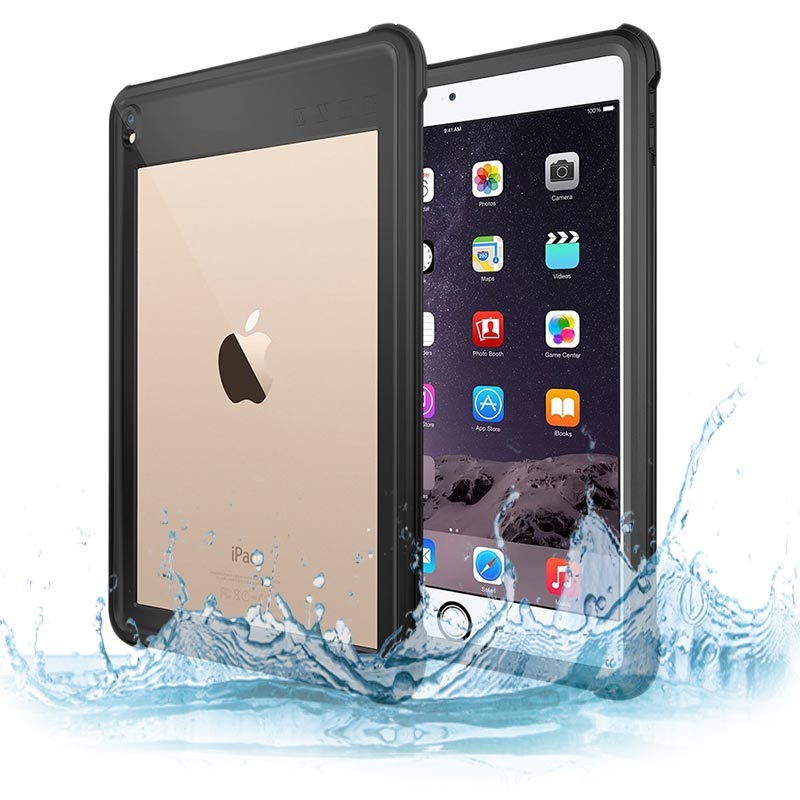 acoplador Conciliar Recoger hojas Funda Impermeable Saii para iPad Air (2019) / iPad Pro 10.5 - Negro