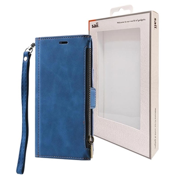 Funda con Cremallera para iPhone 15 Plus Saii - Estilo Cartera