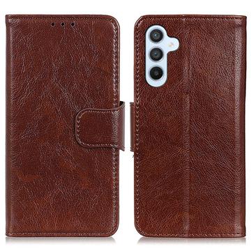 Funda Elegant para Samsung Galaxy A05s - Estilo Cartera - Marrón