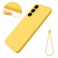 Funda de Silicona Liquid para Samsung Galaxy A05s - Amarillo