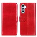 Funda con Cierre Magnético para Samsung Galaxy A05s - Estilo Cartera - Rojo