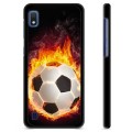 Carcasa Protectora para Samsung Galaxy A10 - Pelota de Fútbol en Llamas