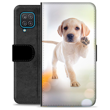 Funda Cartera Premium para Samsung Galaxy A12 - Perro