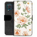 Funda Cartera Premium para Samsung Galaxy A12 - Floral