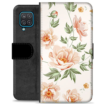 Funda Cartera Premium para Samsung Galaxy A12 - Floral