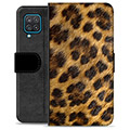 Funda Cartera Premium para Samsung Galaxy A12 - Leopardo