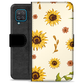 Funda Cartera Premium para Samsung Galaxy A12 - Girasol