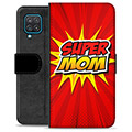 Funda Cartera Premium para Samsung Galaxy A12 - Super Mom