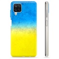 Funda TPU con bandera de Ucrania para Samsung Galaxy A12 - Bicolor