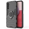 Carcasa Híbrida con Anillo Soporte para Samsung Galaxy A14/A14 5G - Negra