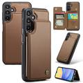 Funda Samsung Galaxy A15 Caseme C22 RFID Card Wallet - Marrón