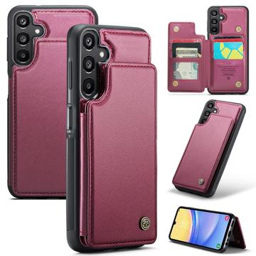 Funda Samsung Galaxy A15 Caseme C22 RFID Card Wallet - Rojo