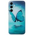 Carcasa de TPU Stylish Ultra Fina para Samsung Galaxy A16 - Mariposa Azul
