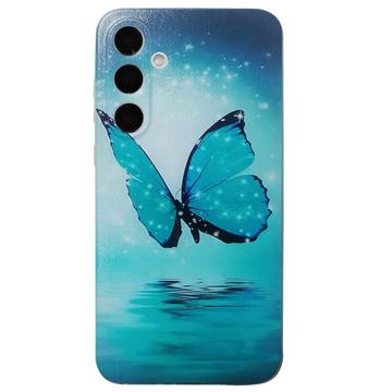 Carcasa de TPU Stylish Ultra Fina para Samsung Galaxy A16 - Mariposa Azul