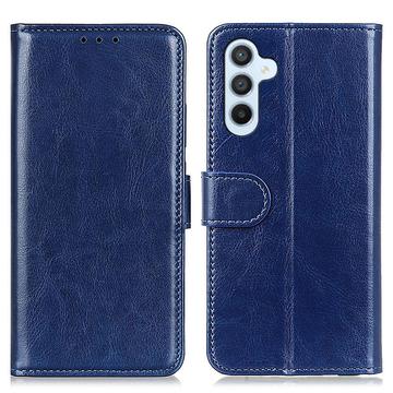 Funda de cartera con cierre magnético para Samsung Galaxy A16 - Azul Oscuro