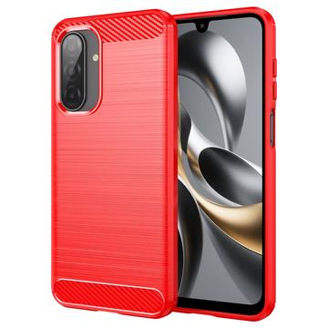 Carcasa de TPU Brushed para Samsung Galaxy A17 - Fibra de Carbono