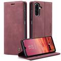 Funda Caseme Serie 013 para Samsung Galaxy A17 - Estilo Cartera - Rojo