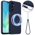 Funda de Silicona Líquida para Samsung Galaxy A17 - Compatible con MagSafe - Azul Oscuro