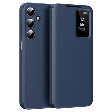 Funda Samsung Galaxy A17 Smart Clear View Flip con ranura para tarjetas - Zafiro