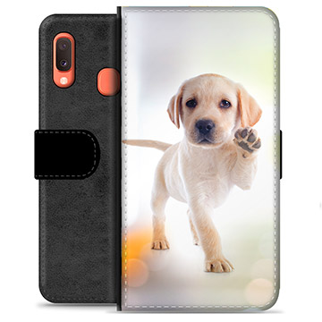 Funda Cartera Premium para Samsung Galaxy A20e - Perro