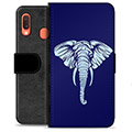 Funda Cartera Premium para Samsung Galaxy A20e - Elefante