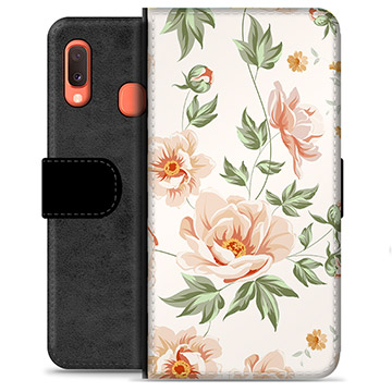 Funda Cartera Premium para Samsung Galaxy A20e - Floral