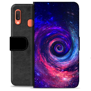 Funda Cartera Premium para Samsung Galaxy A20e - Galaxia