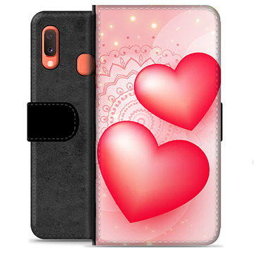 Funda Cartera Premium para Samsung Galaxy A20e - Amor