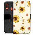 Funda Cartera Premium para Samsung Galaxy A20e - Girasol