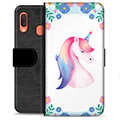 Funda Cartera Premium para Samsung Galaxy A20e - Unicornio