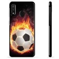 Carcasa Protectora para Samsung Galaxy A20e - Pelota de Fútbol en Llamas