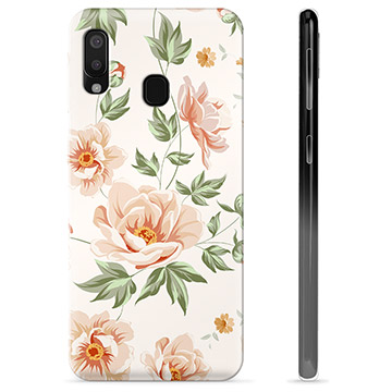 Funda de TPU para Samsung Galaxy A20e - Floral