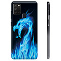 Funda de TPU para Samsung Galaxy A21s - Dragón de Fuego Azul